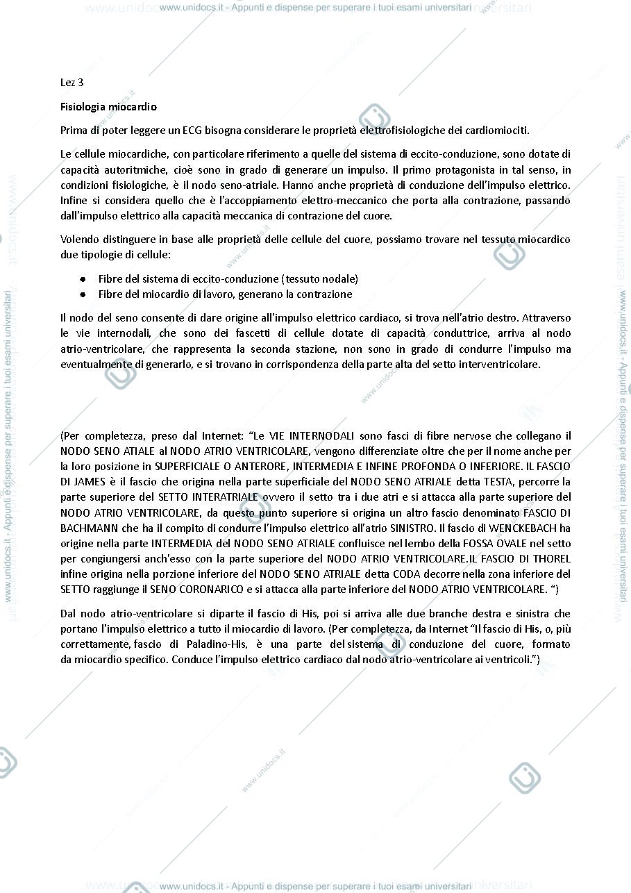 Anteprima pagina 1 — ecg/ fisiologia miocardio