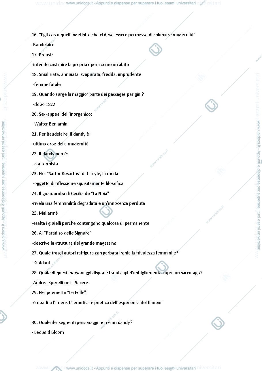 Anteprima pagina 2 — DOMANDE ESAME LETTERATURA CONTEMPORANEA PROF.BARONCINI 