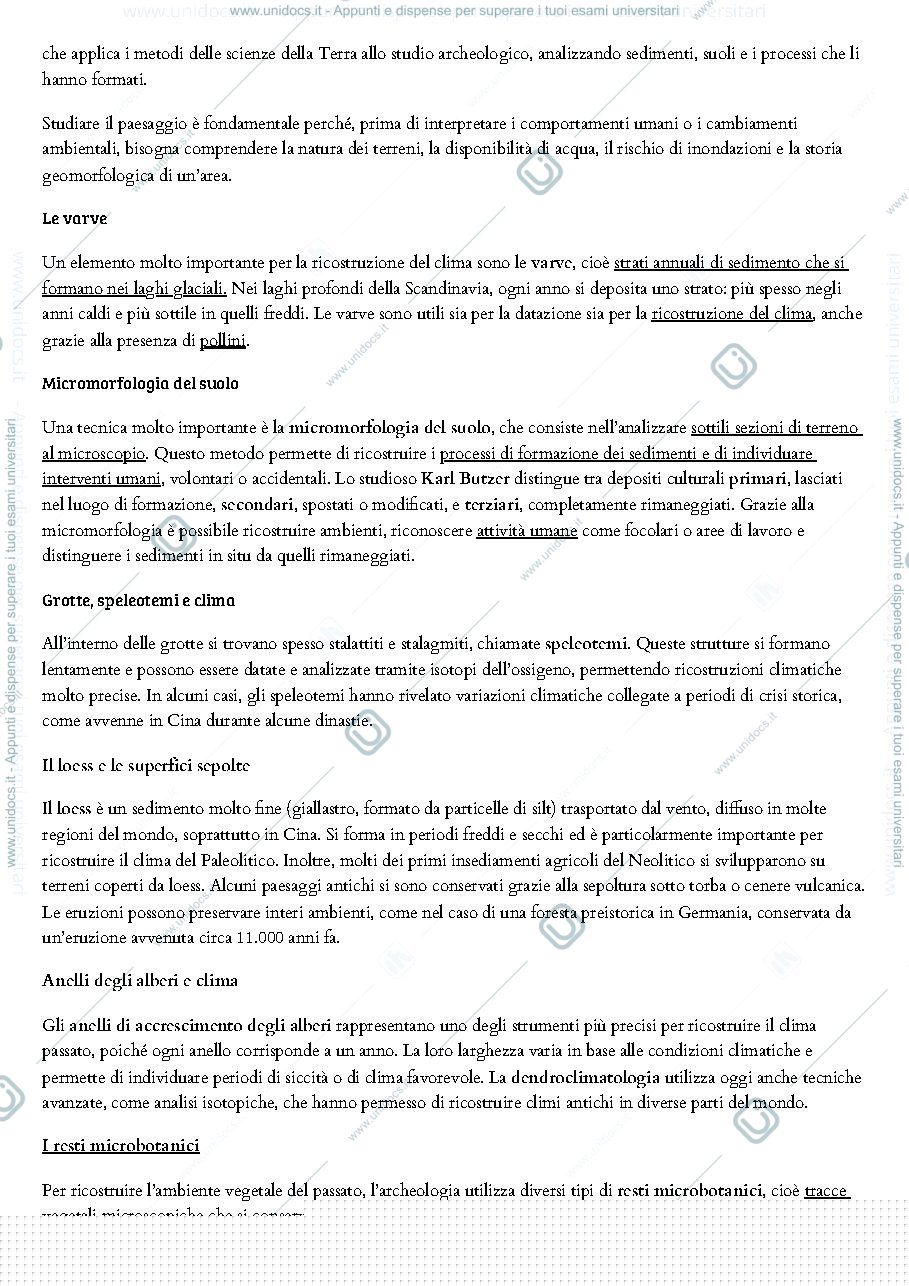 Anteprima pagina 2 — Riassunto capitolo 6 “Archeologia. Teoria, metodi e pratica”