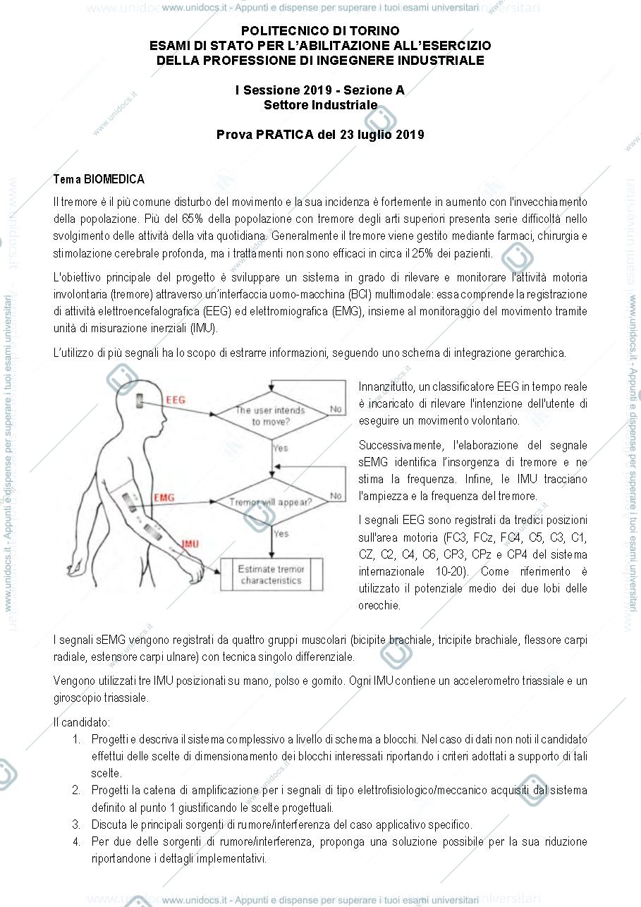 Anteprima pagina 1 — Prova pratica