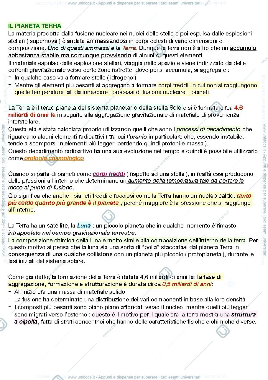 Anteprima pagina 2 — Introduzione e le 4 sfere terrestri