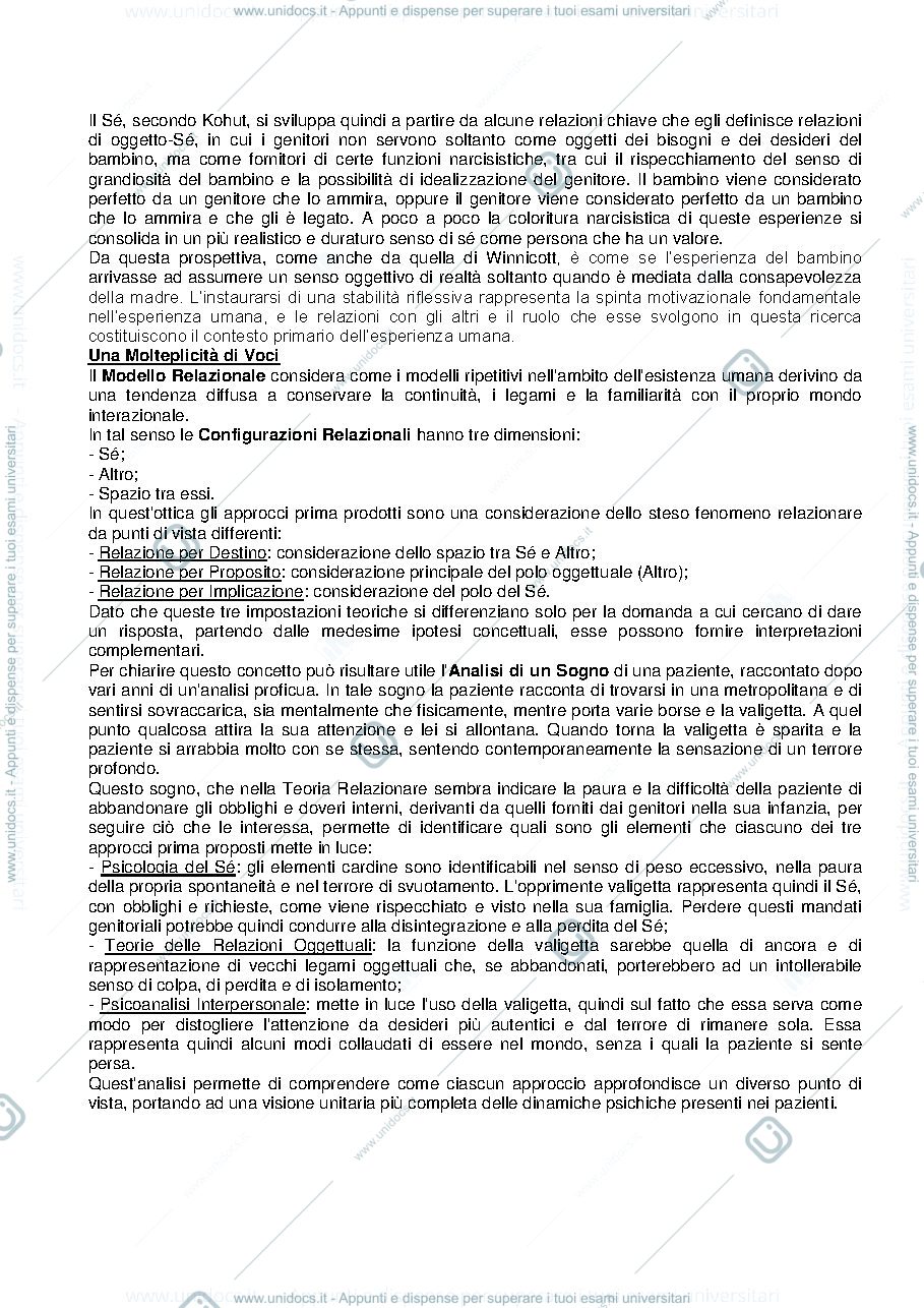 Anteprima pagina 3 — Gli orientamenti relazionali in Psicanalisi