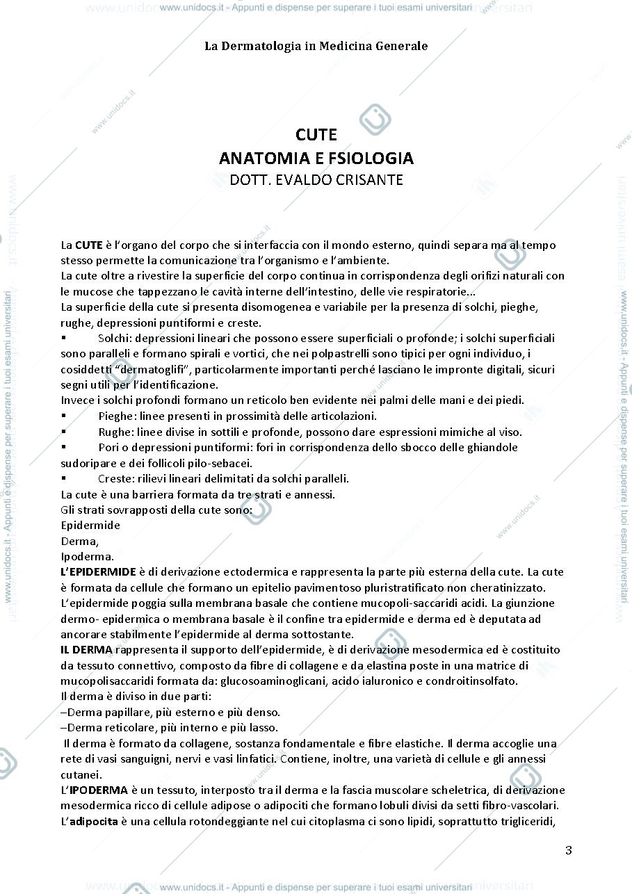 Anteprima pagina 1 — Clinica dermatologica