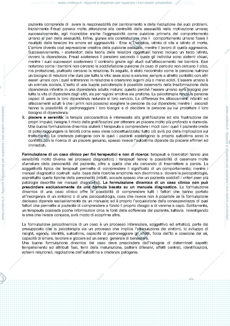 Anteprima pagina 3 — RIASSUNTO ‘IL CASO CLINICO’ di Nancy Mcwillians