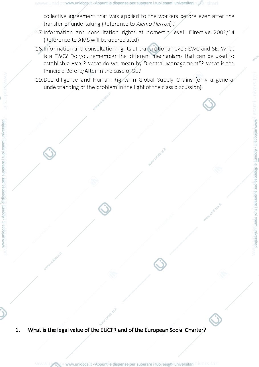 Anteprima pagina 2 — Possible Questions