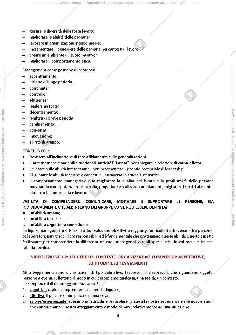 Anteprima pagina 4 — Appunti di Competenze Manageriali