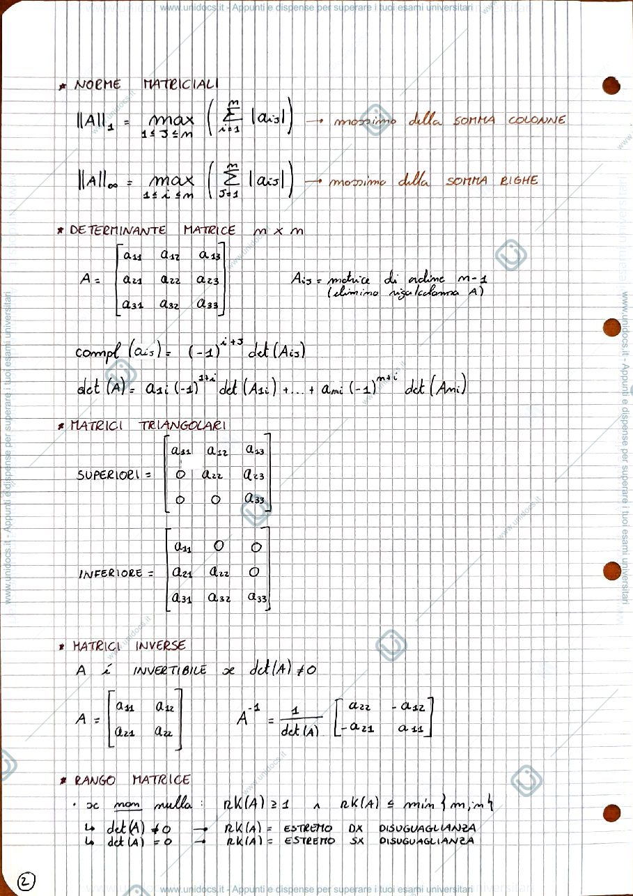 Anteprima pagina 2 — Riassunto formule