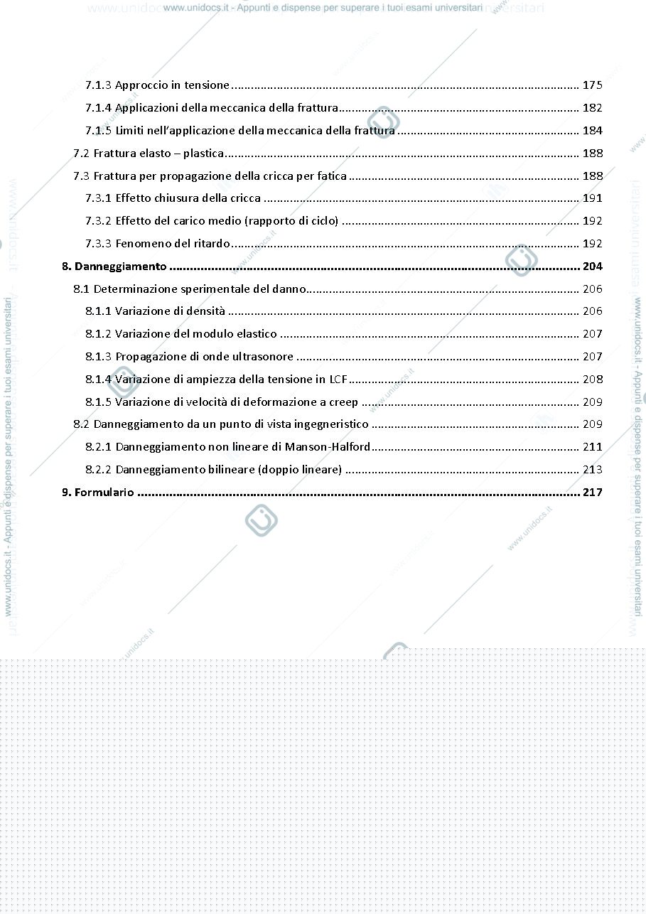 Anteprima pagina 5 — Appunti di Comportamento Meccanico dei Materiali Di Giovanni Zonfrillo