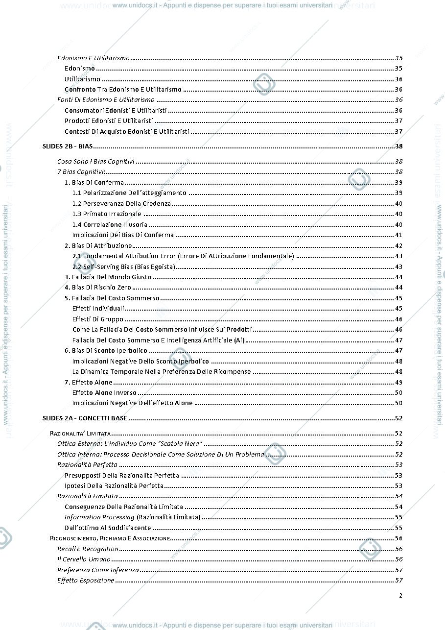 Anteprima pagina 3 — Comportamento del Consumatore