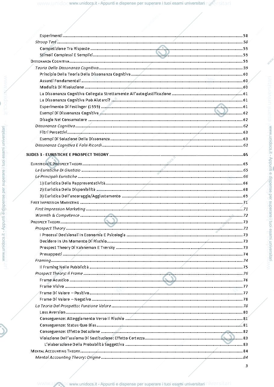 Anteprima pagina 4 — Comportamento del Consumatore