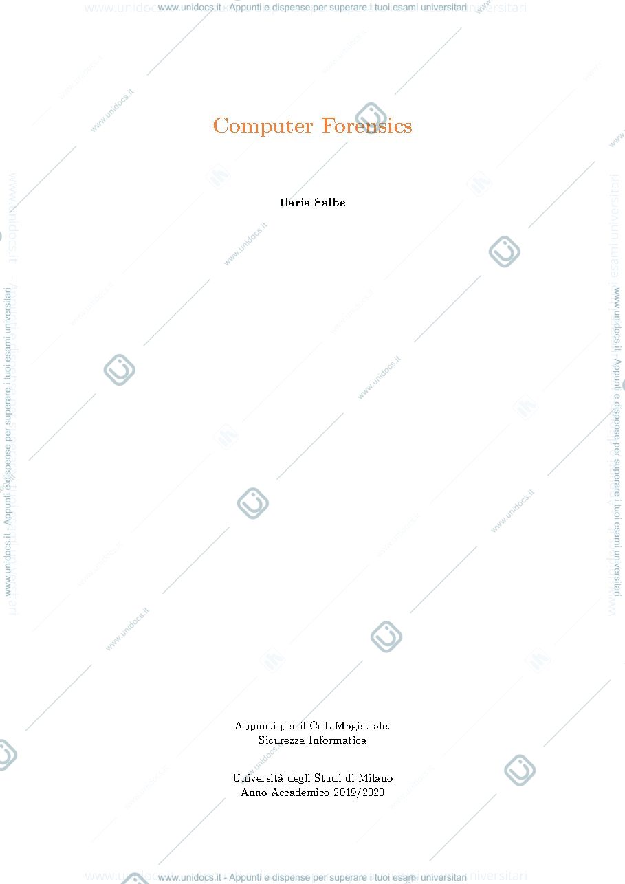 Anteprima pagina 1 — Appunti completi lezione 