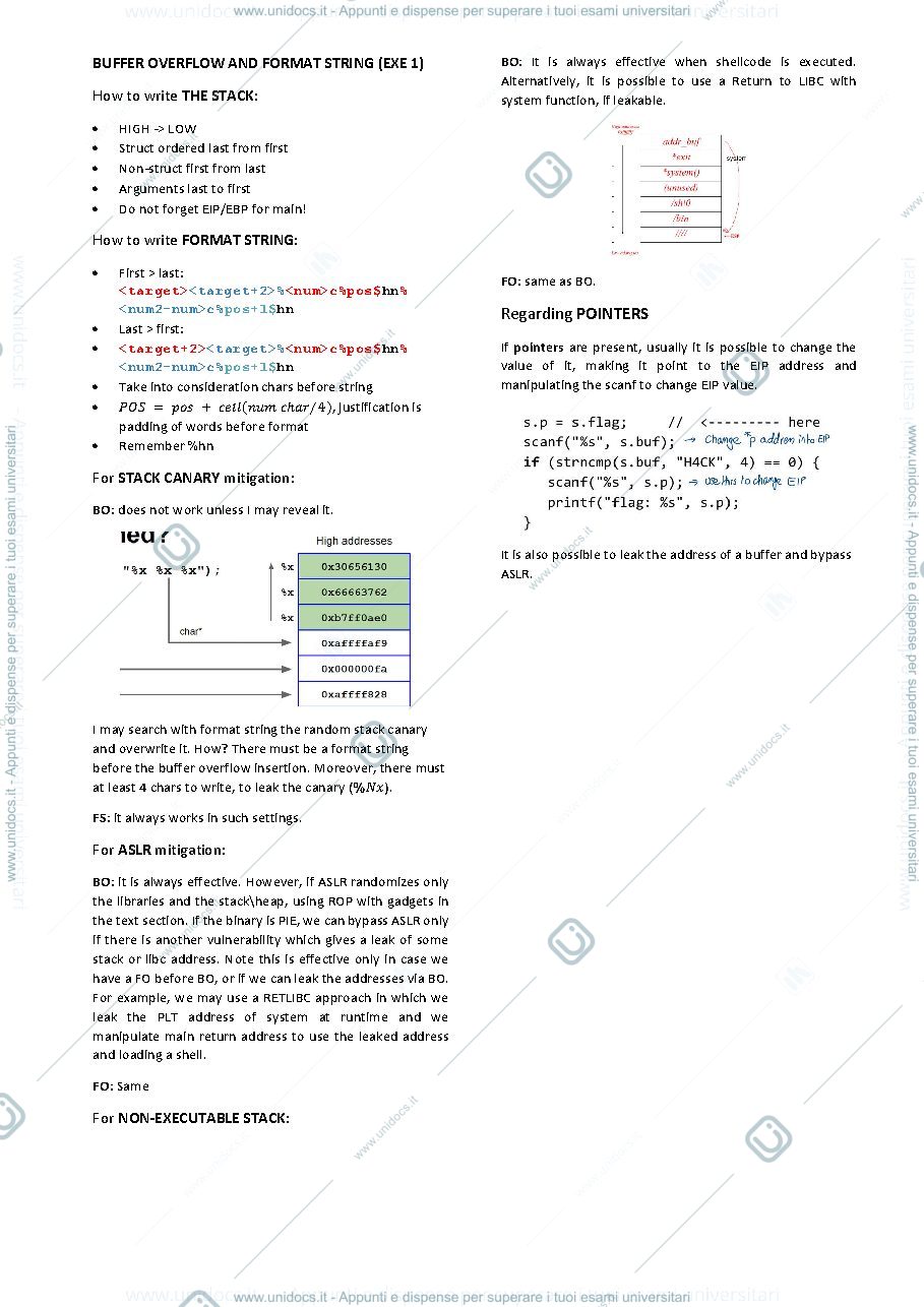 Anteprima pagina 1 — Riassunto esame CS