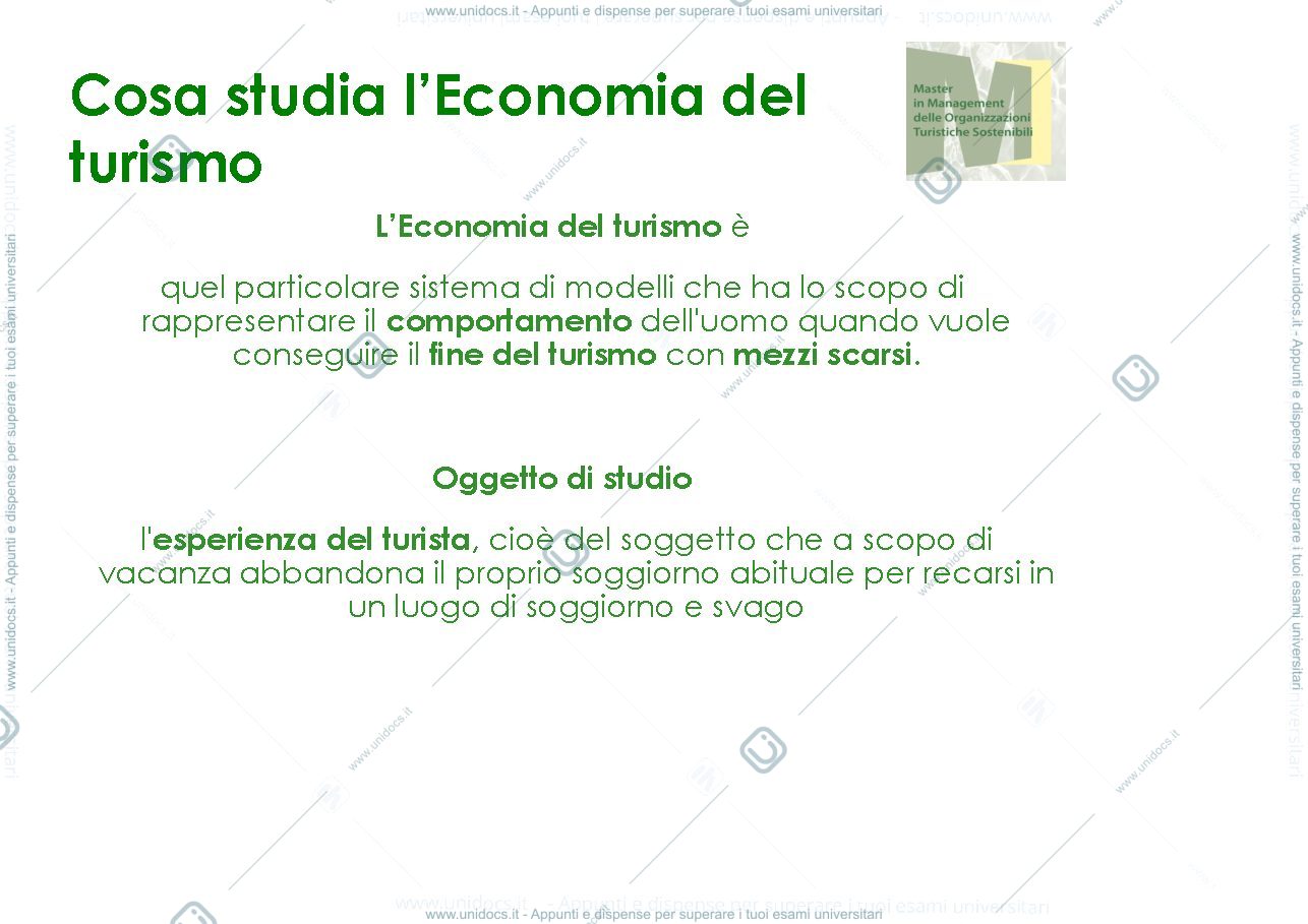 Anteprima pagina 3 — Economia del turismo