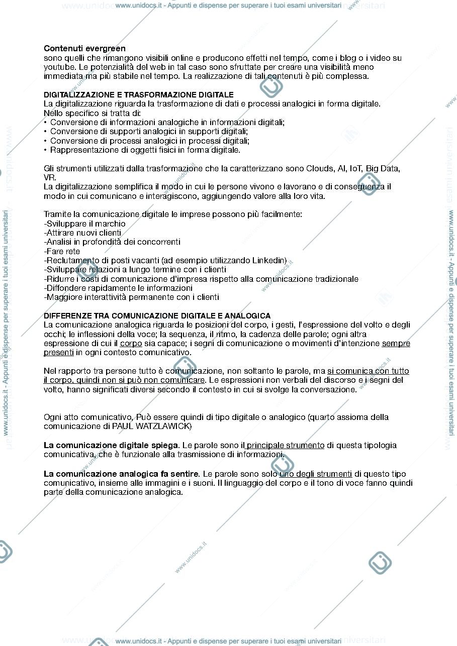 Anteprima pagina 3 — Comunicazione d'impresa secondo modulo 