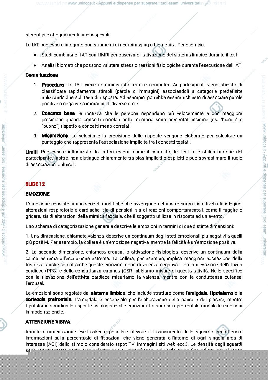 Anteprima pagina 2 — Riassunto comunicazione in fisiologia