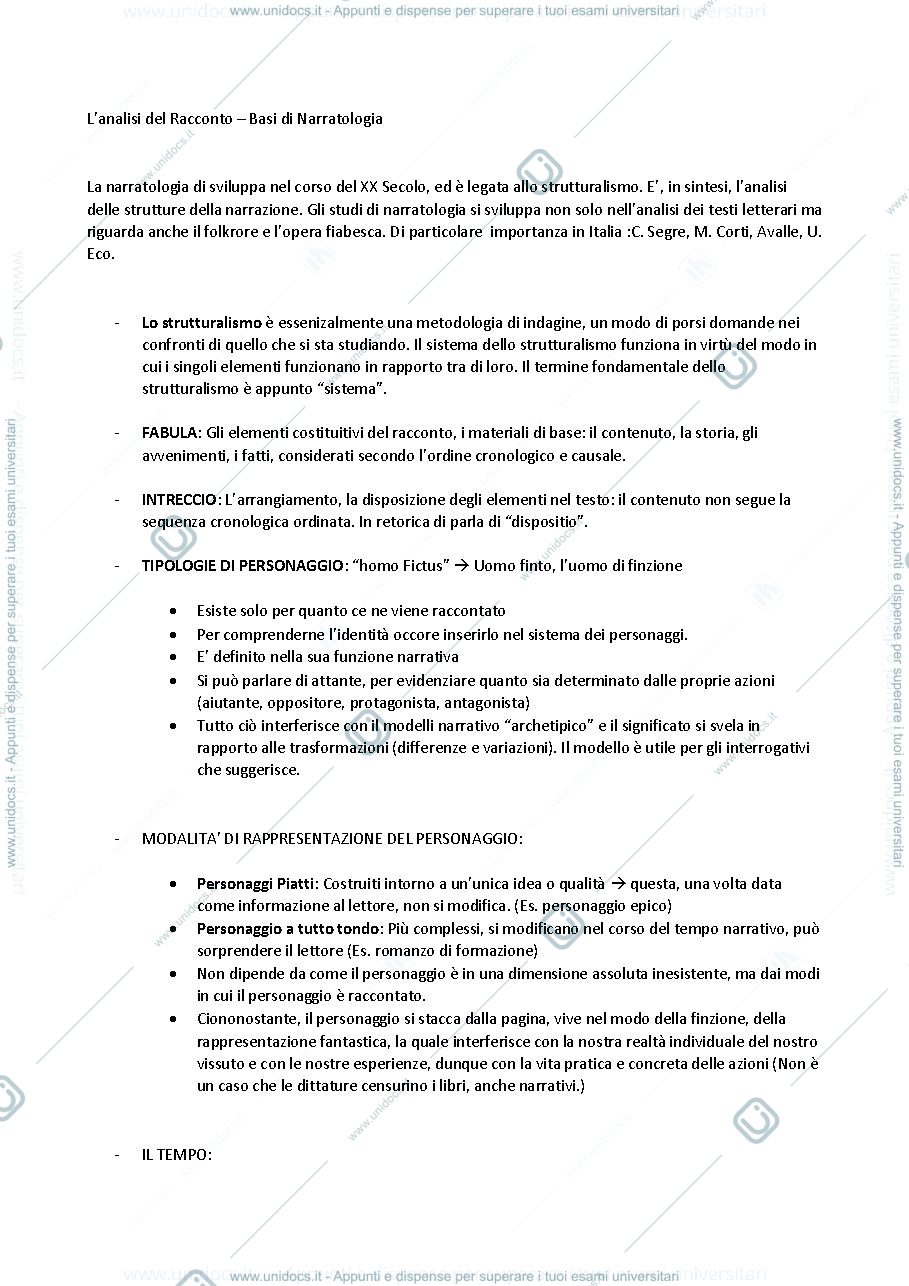 Anteprima pagina 1 — Quarta lezione Comunicazione Letteraria
