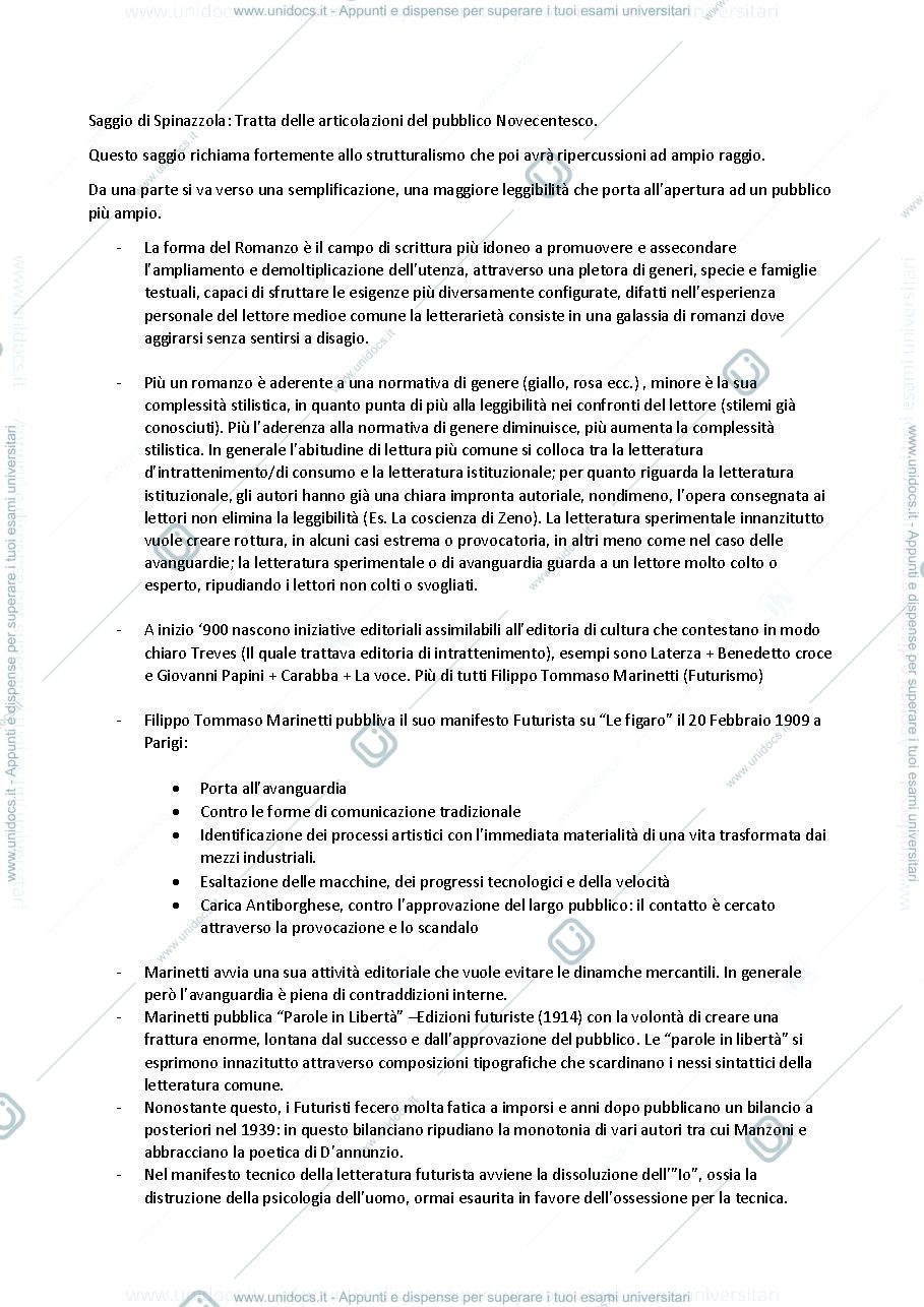 Anteprima pagina 1 — Quinta lezione Comunicazione Letteraria