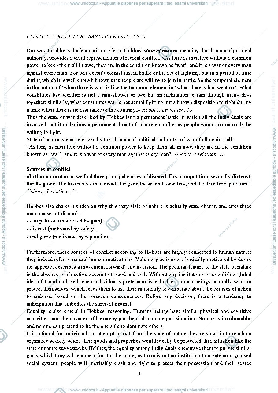 Anteprima pagina 3 — Lecture notes of unit 1 of "Conflicts and Political Legitimacy"