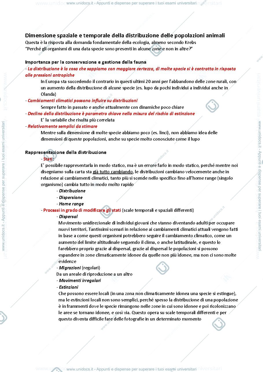 Anteprima pagina 2 — dispense conservazione della fauna