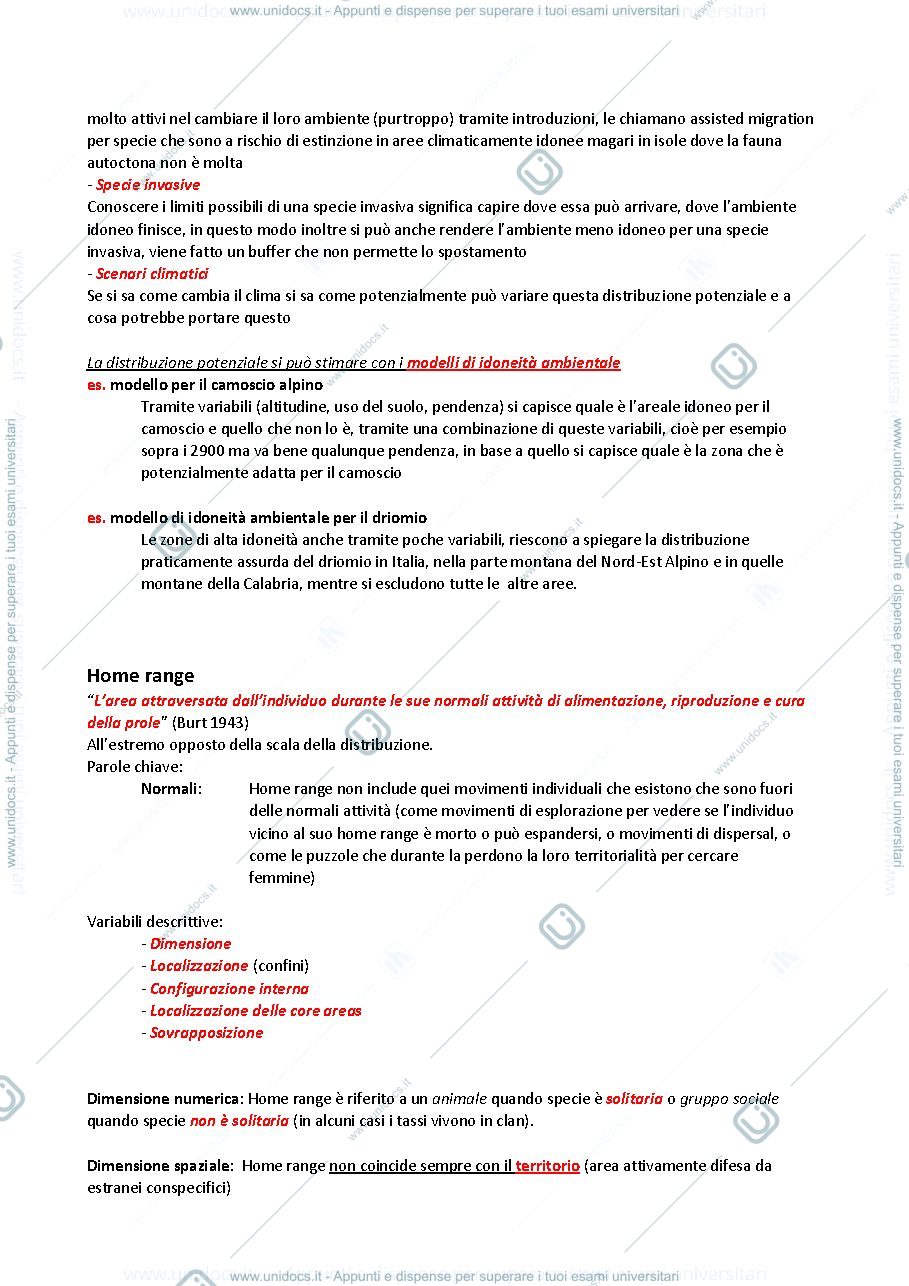 Anteprima pagina 5 — dispense conservazione della fauna