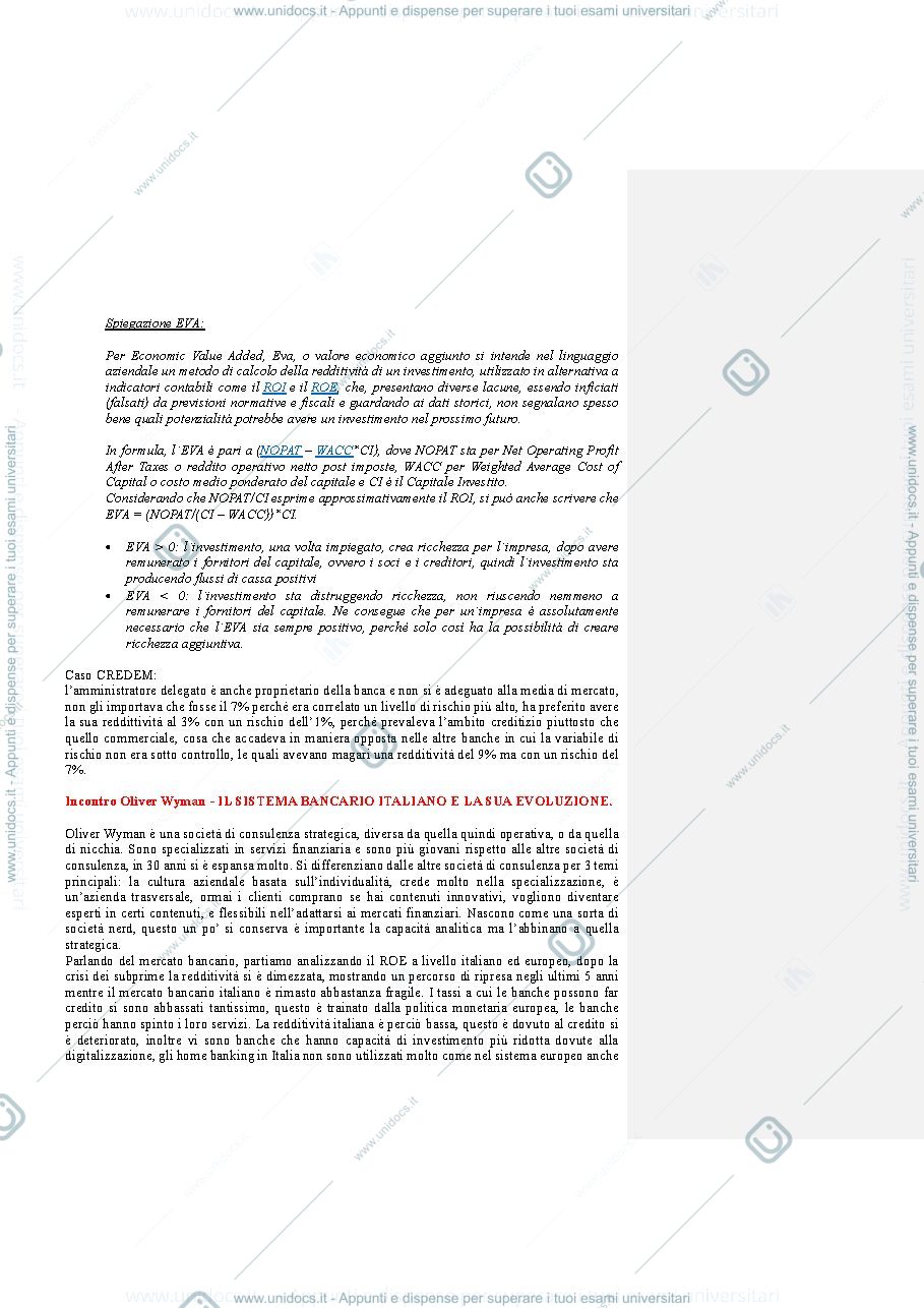 Anteprima pagina 3 — Appunti banking e consulting