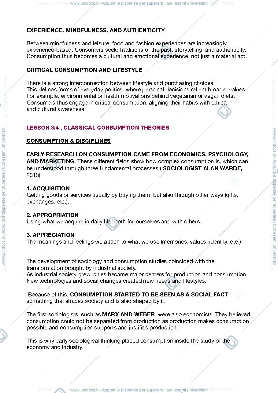 Anteprima pagina 4 — Appunti di consumption