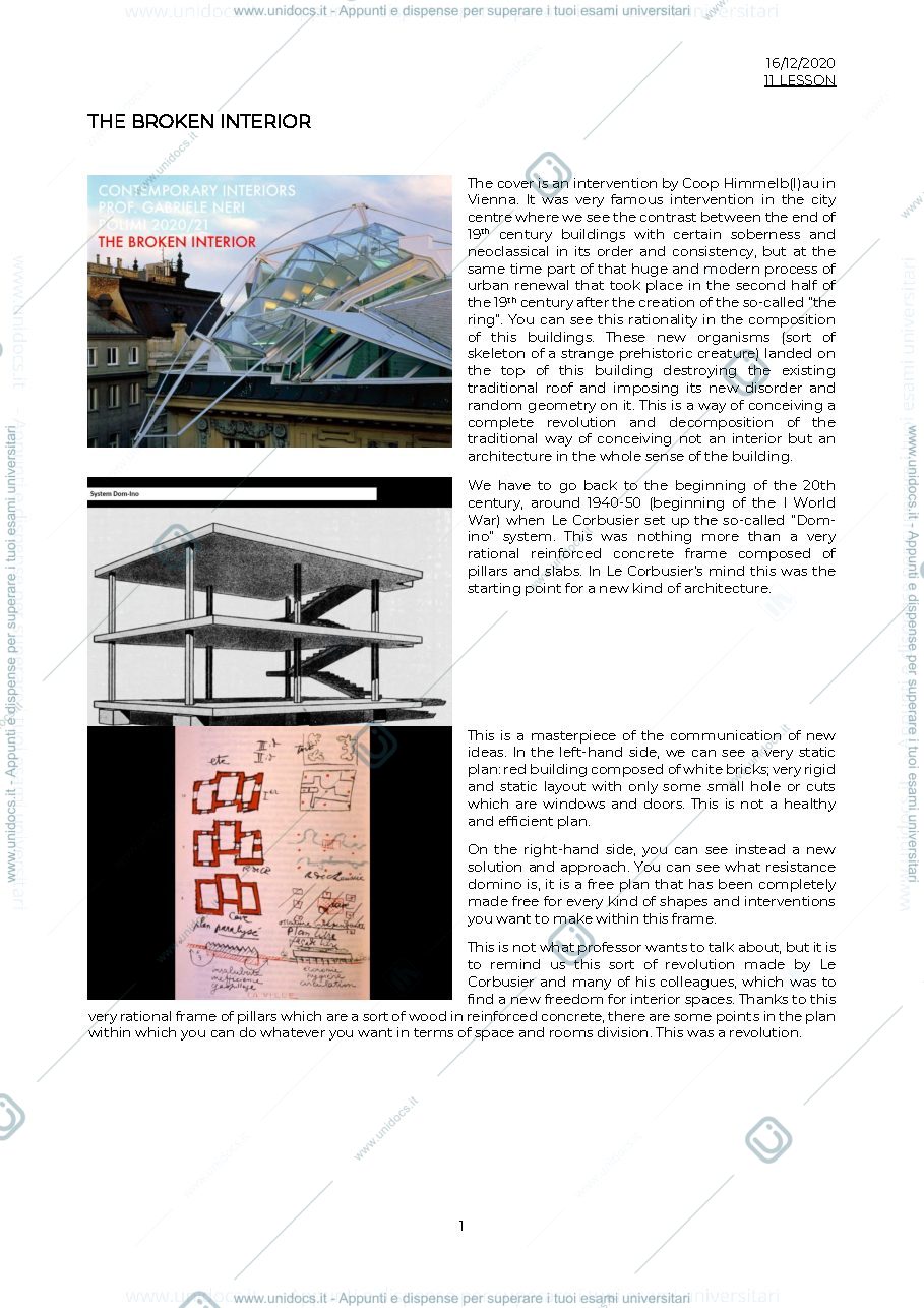 Anteprima pagina 1 — The broken interior