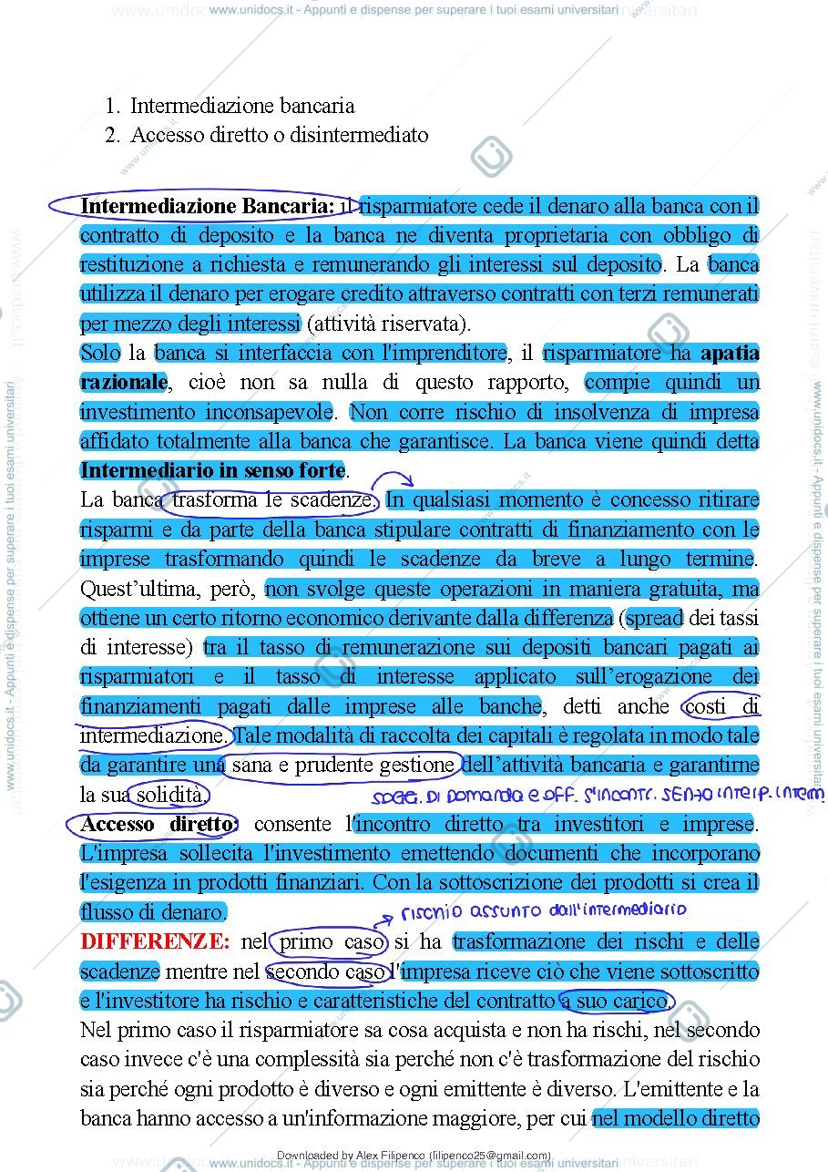 Anteprima pagina 2 — Contratti e servizi di investimento