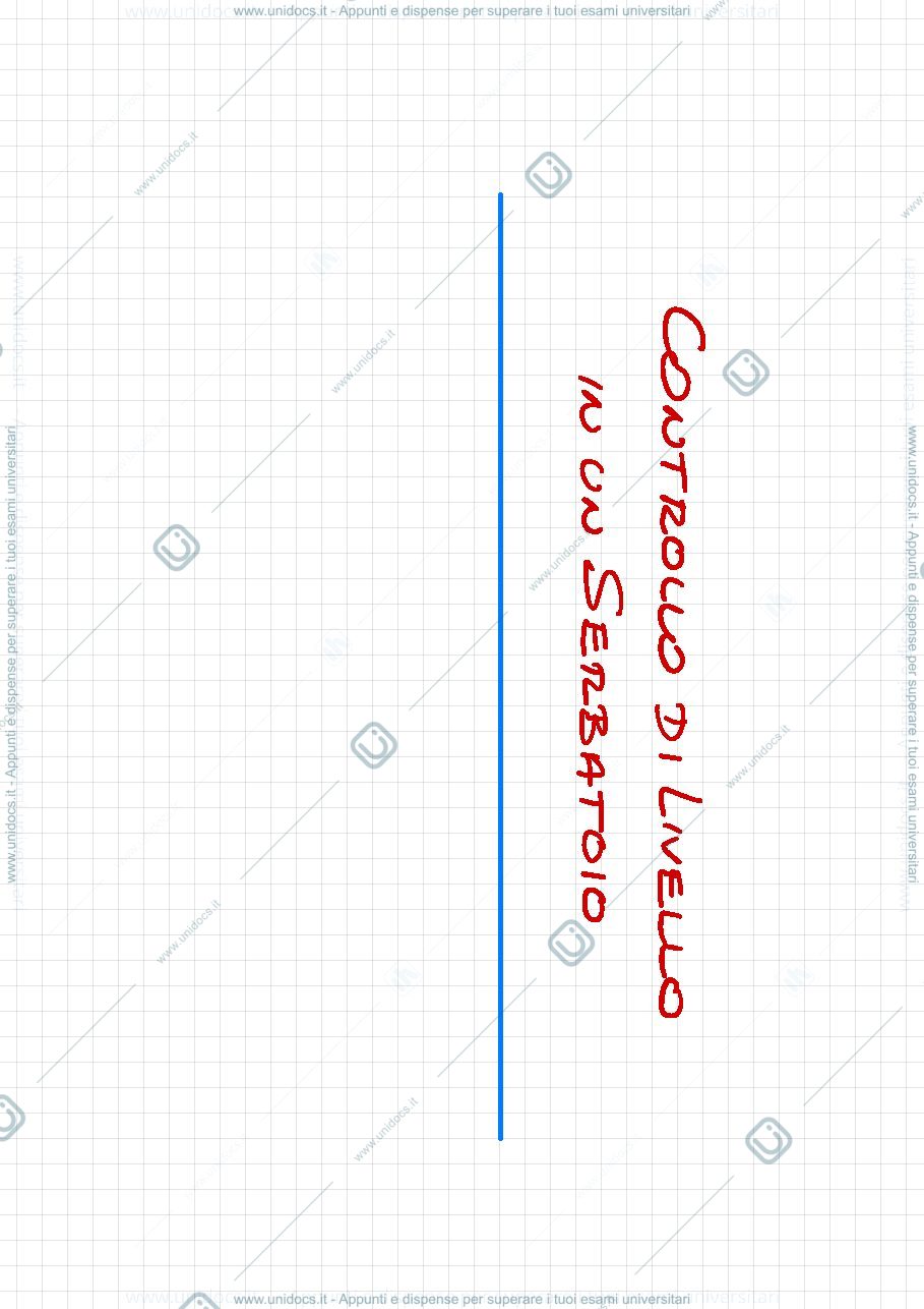 Anteprima pagina 1 — 22. Controllo del livello di un serbatoio lezioni prof: Bolzern