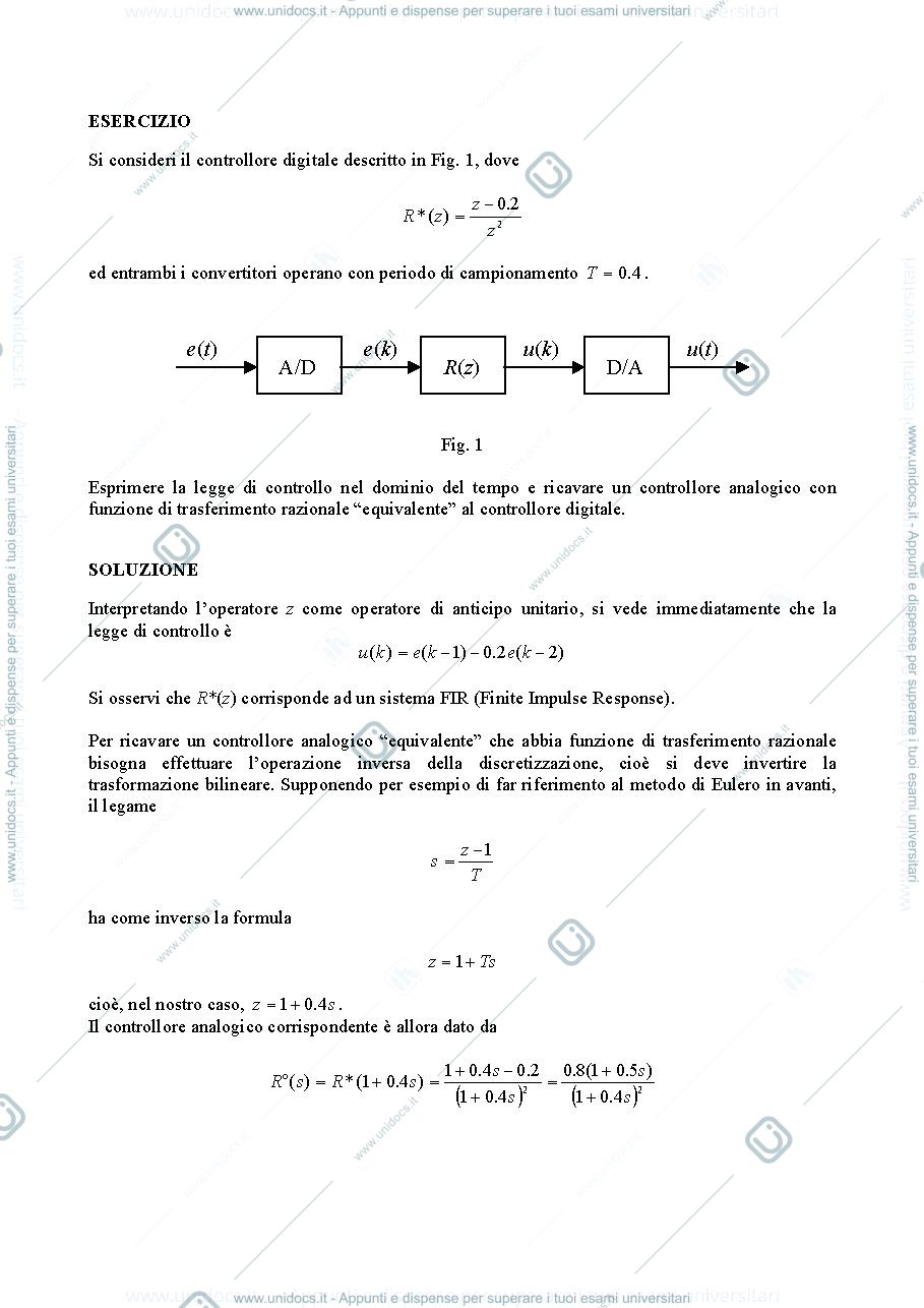 Anteprima pagina 1 — cdsintesi_ese2 esercizi prof: Bolzern
