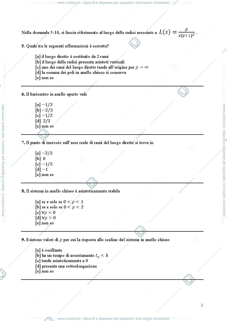 Anteprima pagina 2 — Prova3_Luogo_delle_radici prove di autovalutazione prof: Bolzern