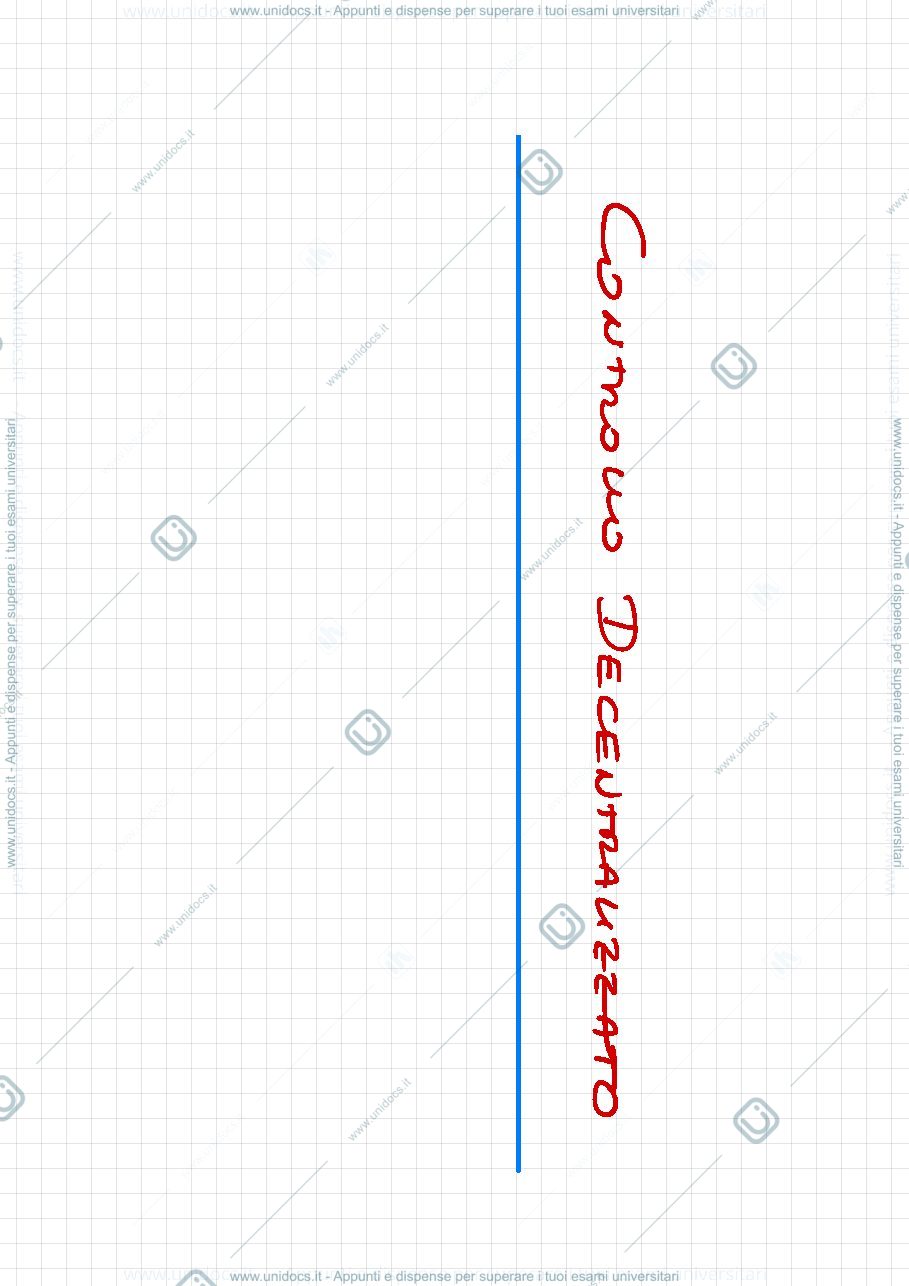 Anteprima pagina 1 — 10. Controllo decentralizzato lezioni prof: Bolzern