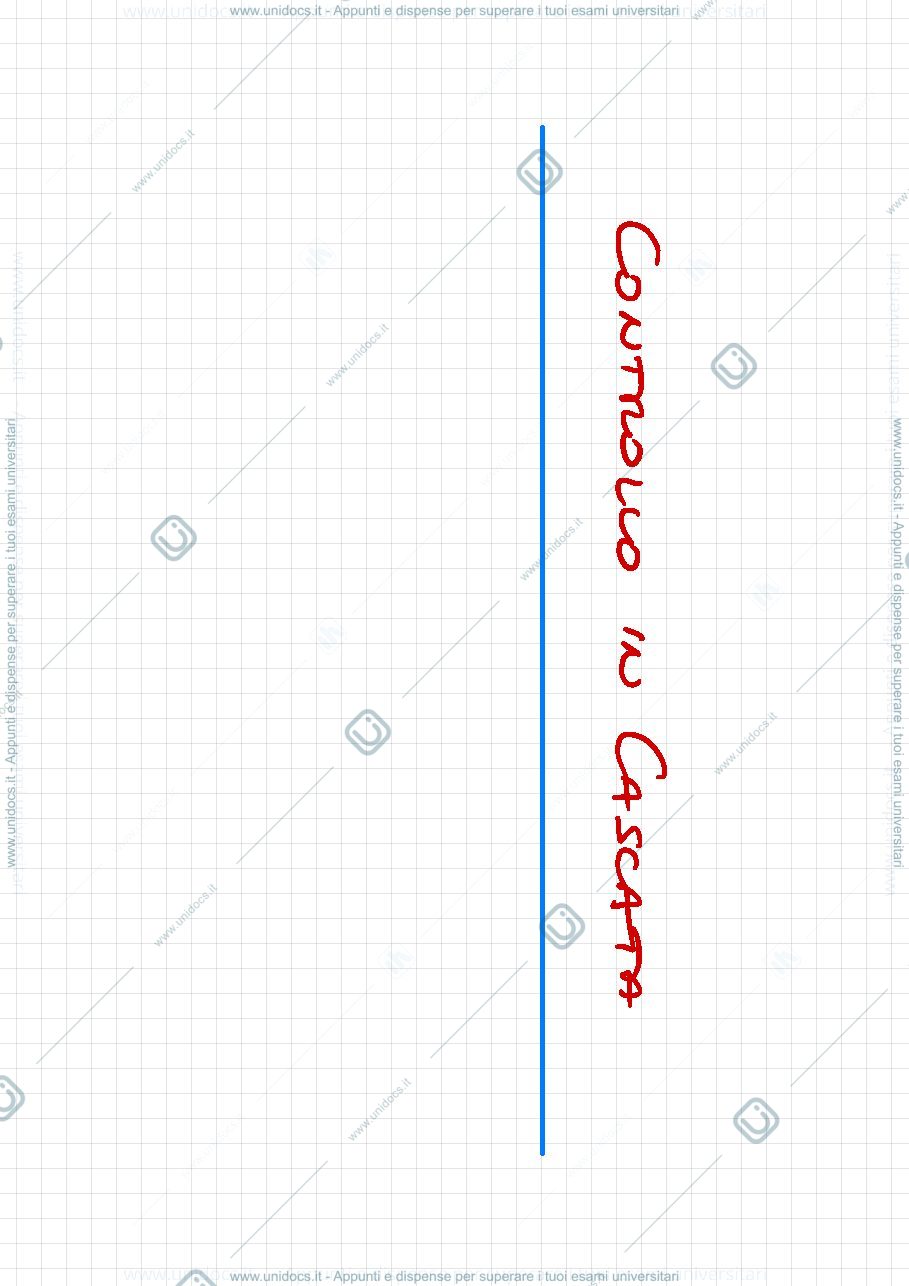 Anteprima pagina 1 — 5. Controllo in cascata lezioni prof:Bolzern