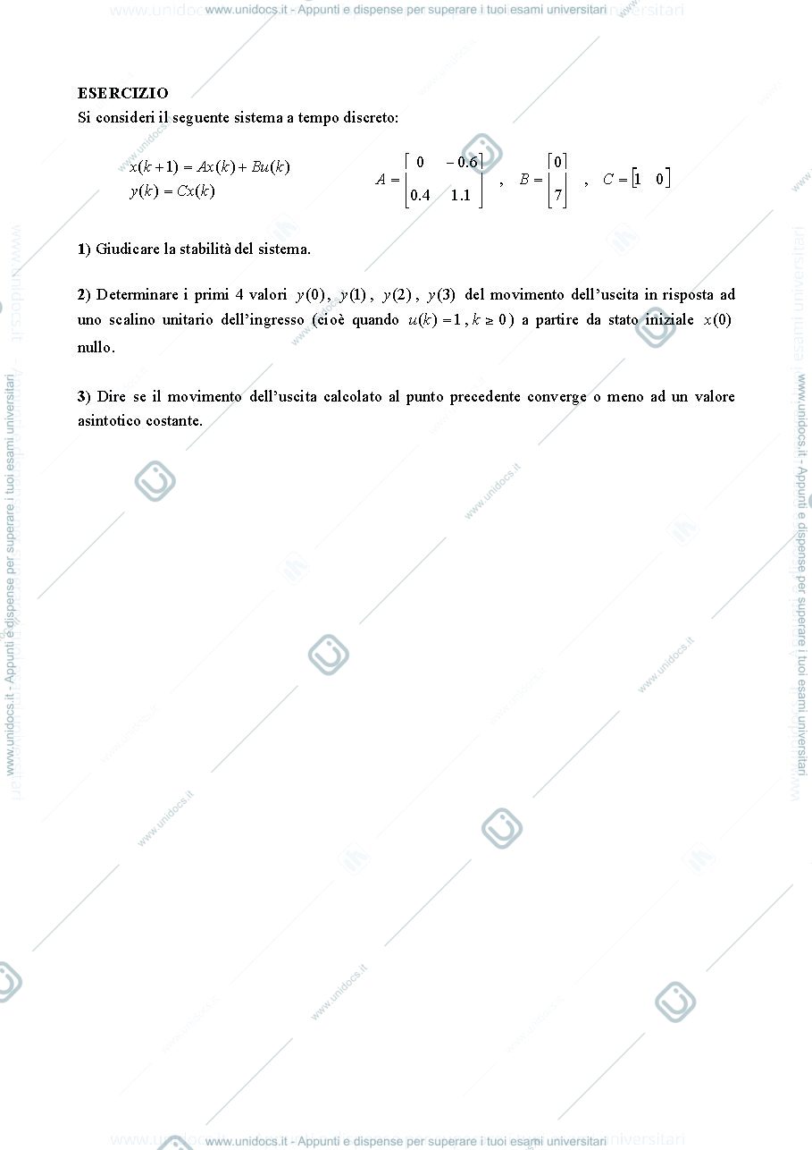 Anteprima pagina 1 — sistemitd_ese1 esercizi prof: Bolzern