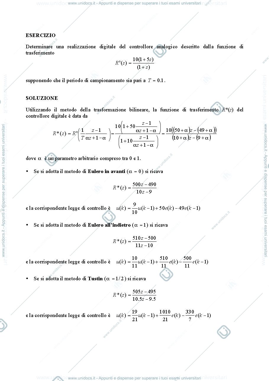 Anteprima pagina 1 — cdsintesi_ese1 esercizi prof: Bolzern