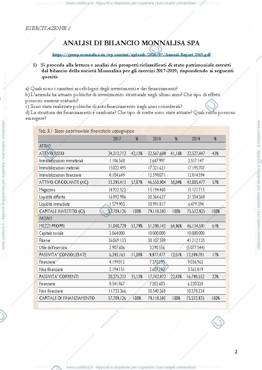 Anteprima pagina 2 — ESERCITAZIONI
