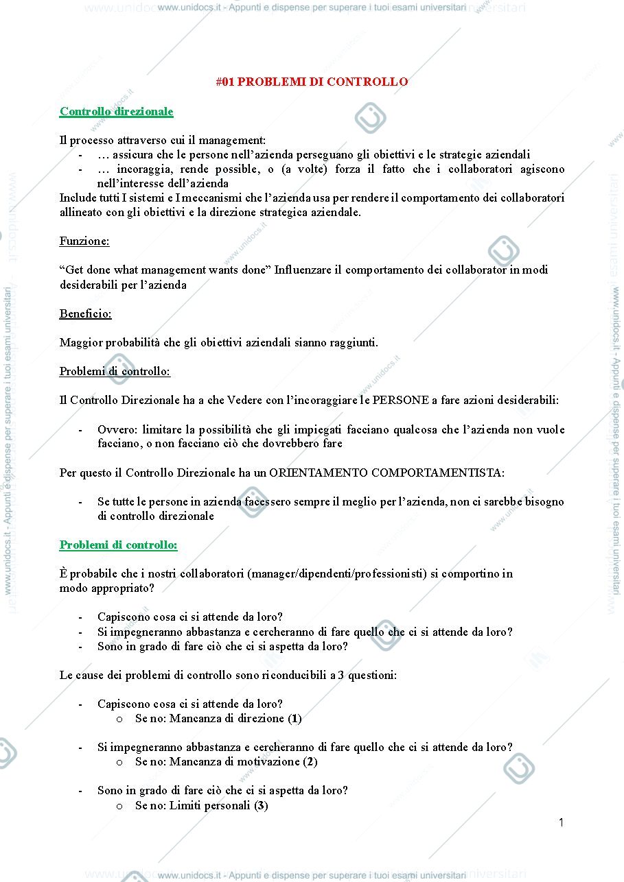 Anteprima pagina 2 — Controllo direzionale parte 2 
