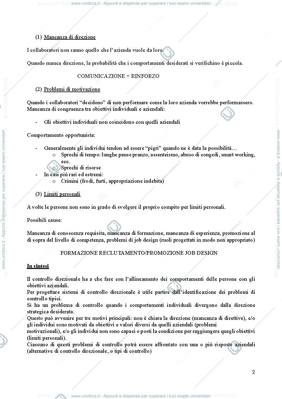 Anteprima pagina 3 — Controllo direzionale parte 2 