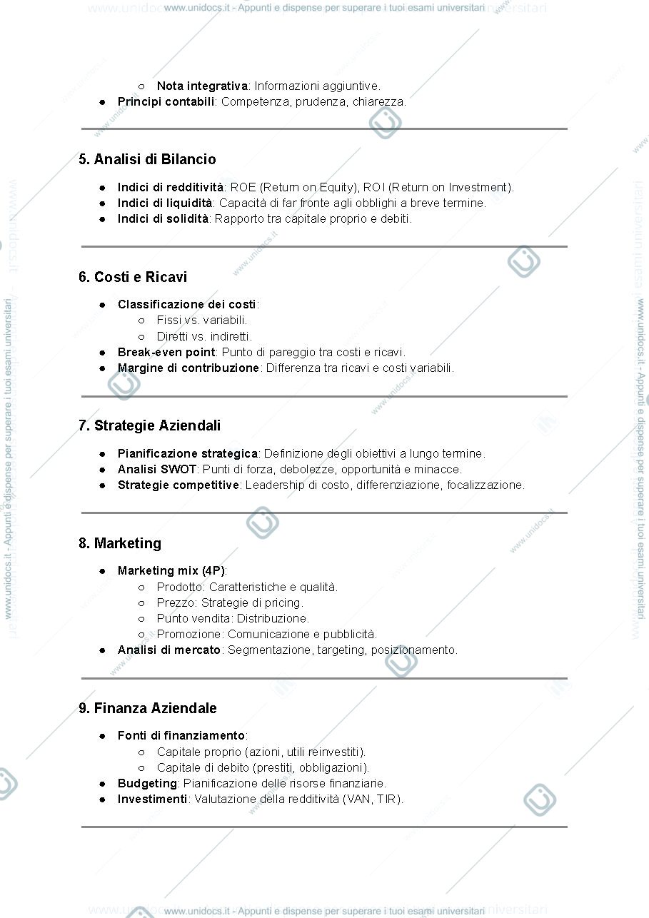 Anteprima pagina 2 — Economia aziendale