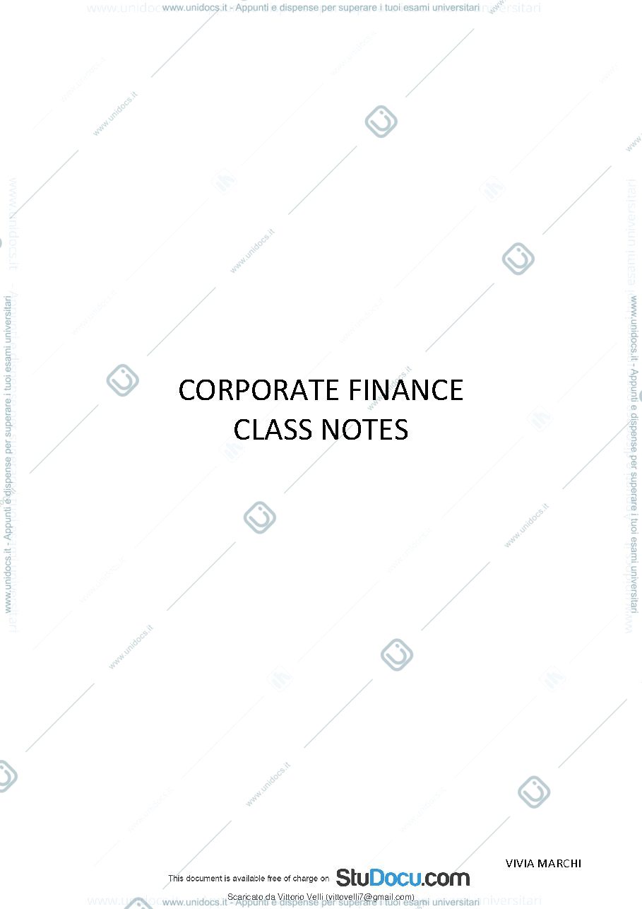 Anteprima pagina 2 — Notes Corporate Finance