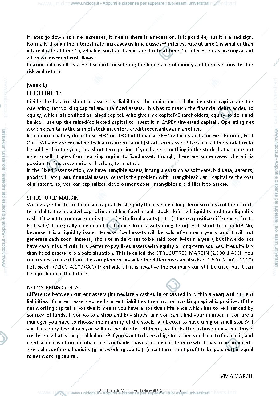 Anteprima pagina 3 — Notes Corporate Finance