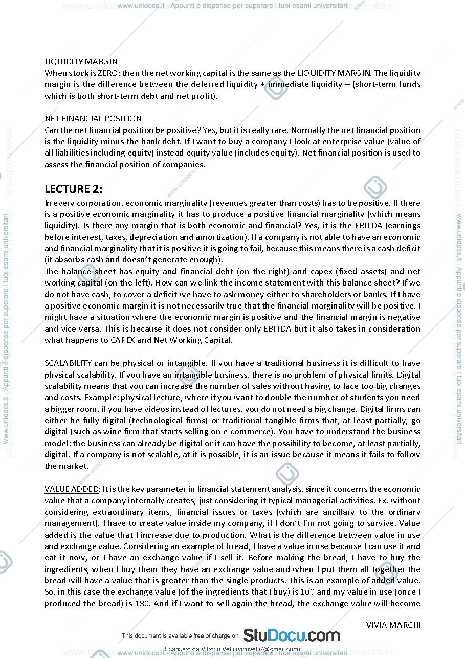 Anteprima pagina 4 — Notes Corporate Finance