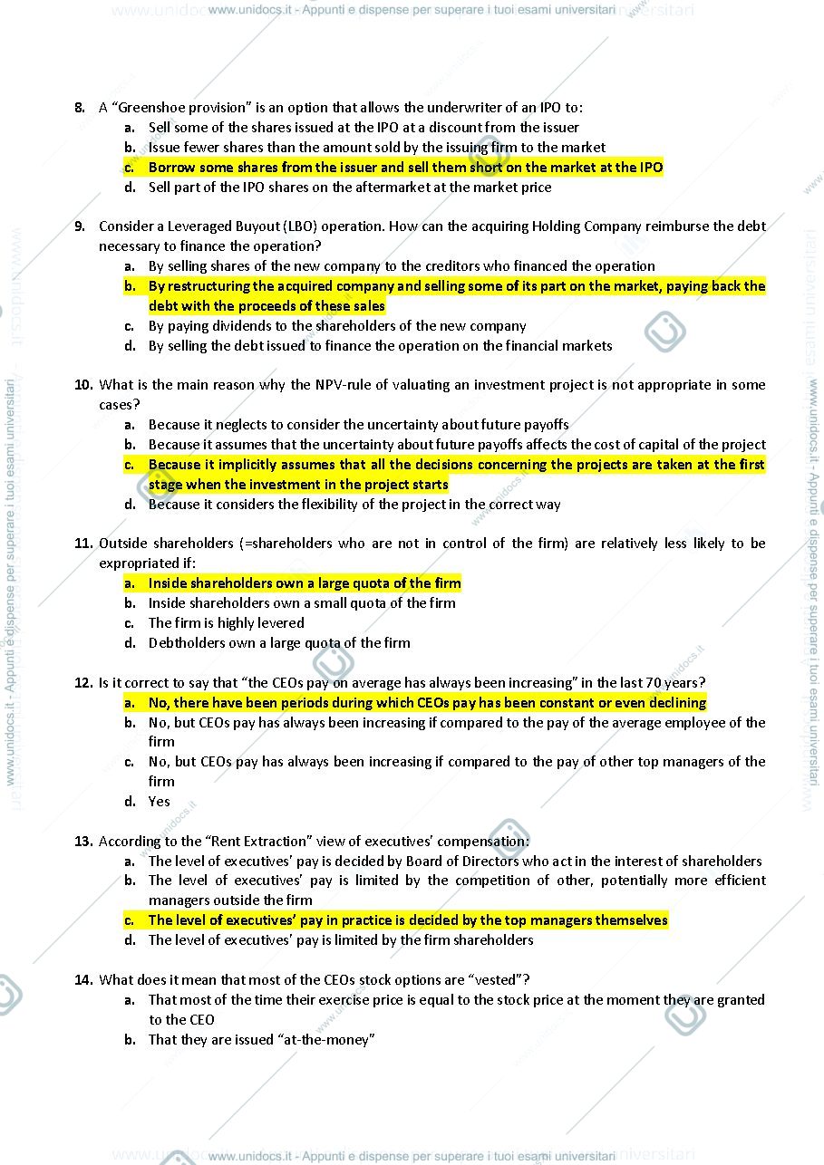 Anteprima pagina 2 — CG Exams and solutions
