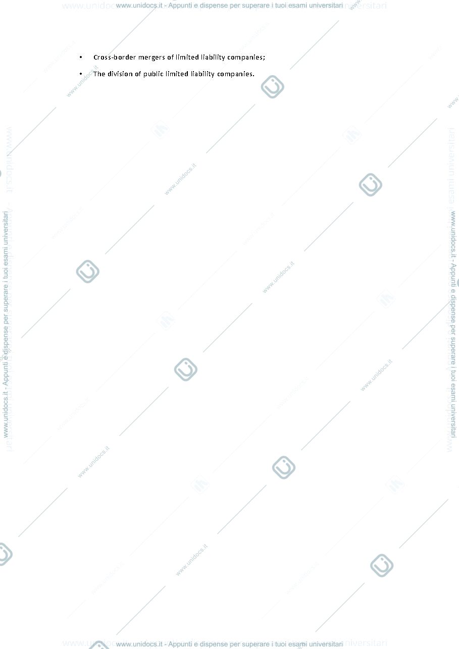 Anteprima pagina 5 — (European) Corporate Law - Sudiero & Callegari _ Notes/Sbobine