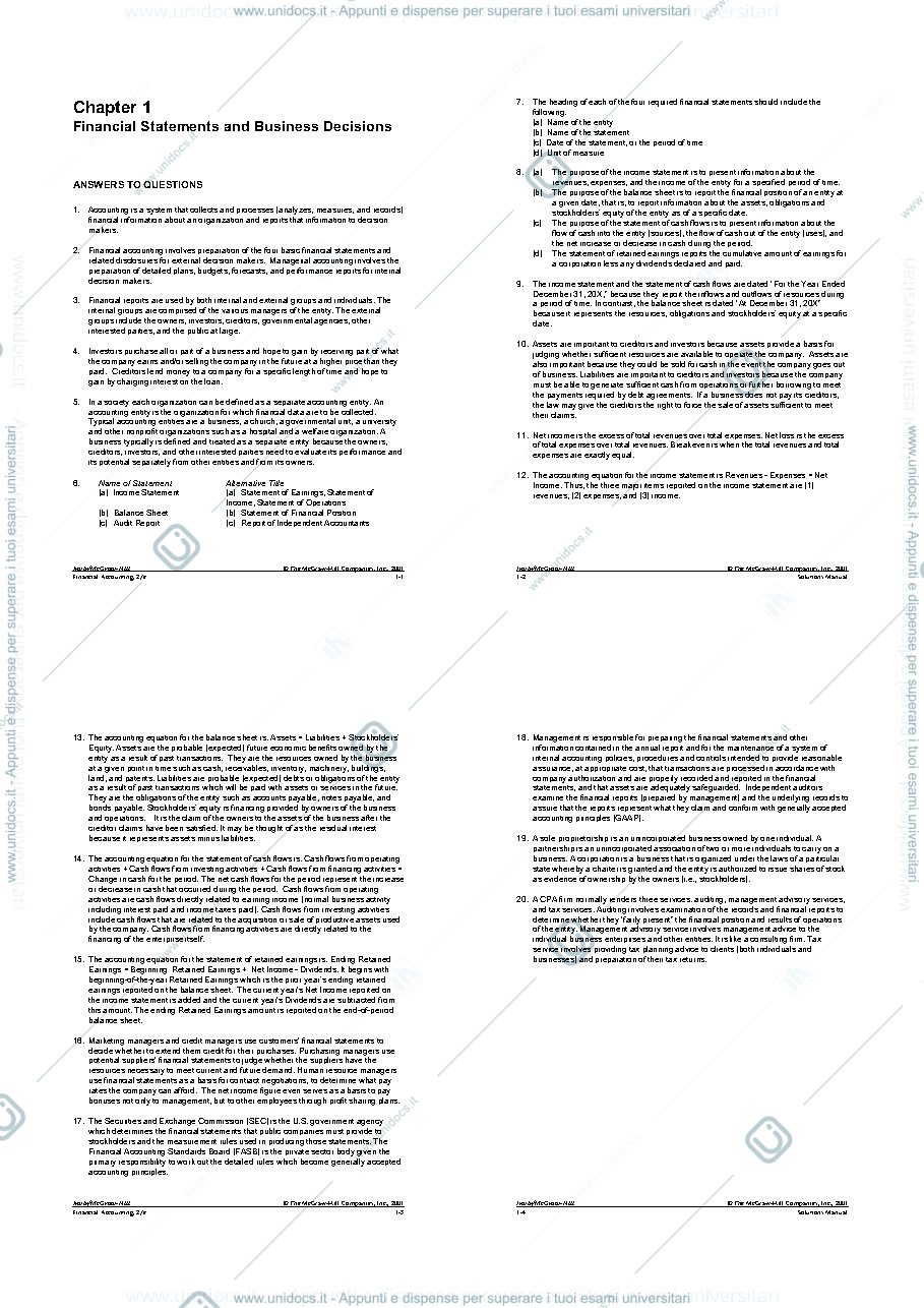 Anteprima pagina 1 — mappe per esame