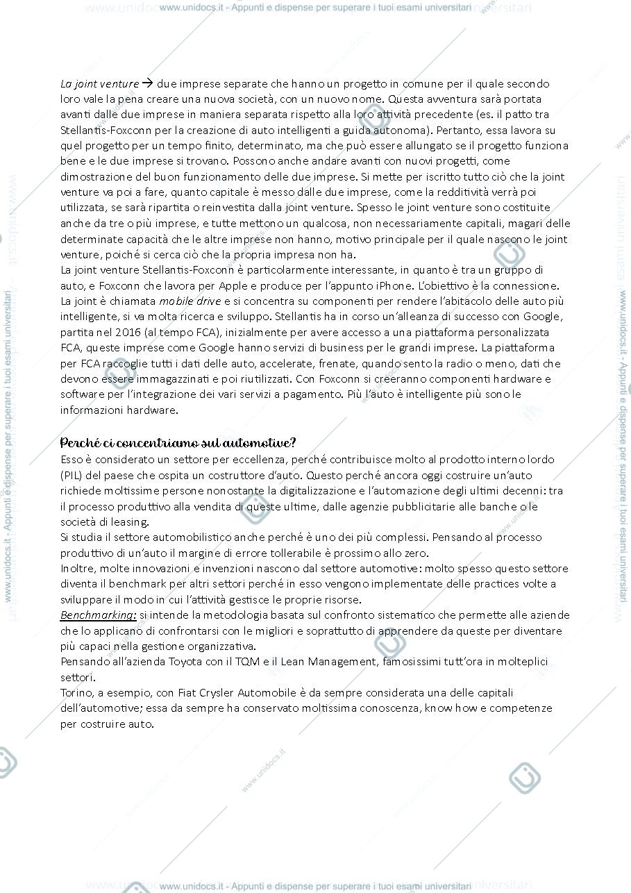 Anteprima pagina 2 — Appunti corporate strategy - 2023/2024