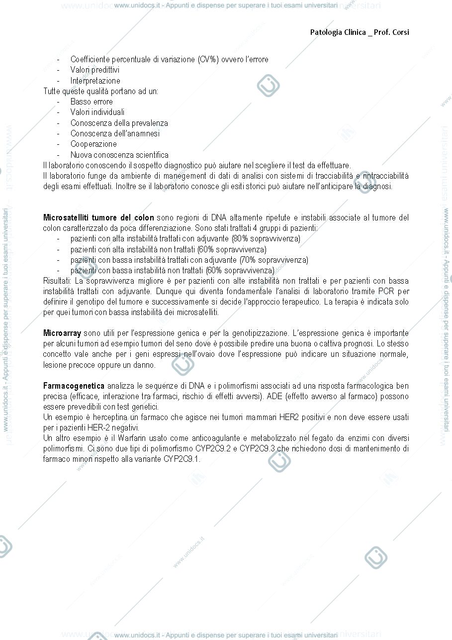 Anteprima pagina 3 — patologia clinica prof corsi