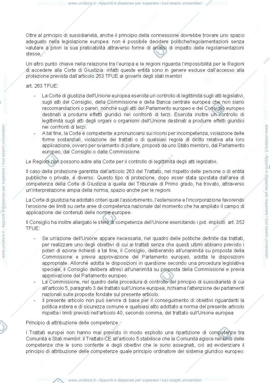 Anteprima pagina 2 — Appunti costituzionalismo multilivello