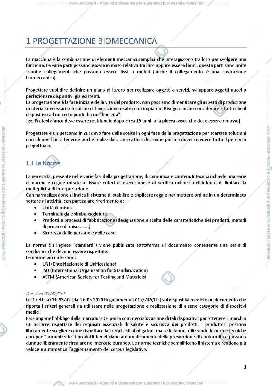 Anteprima pagina 5 — Dispensa Costruzioni Biomeccaniche 