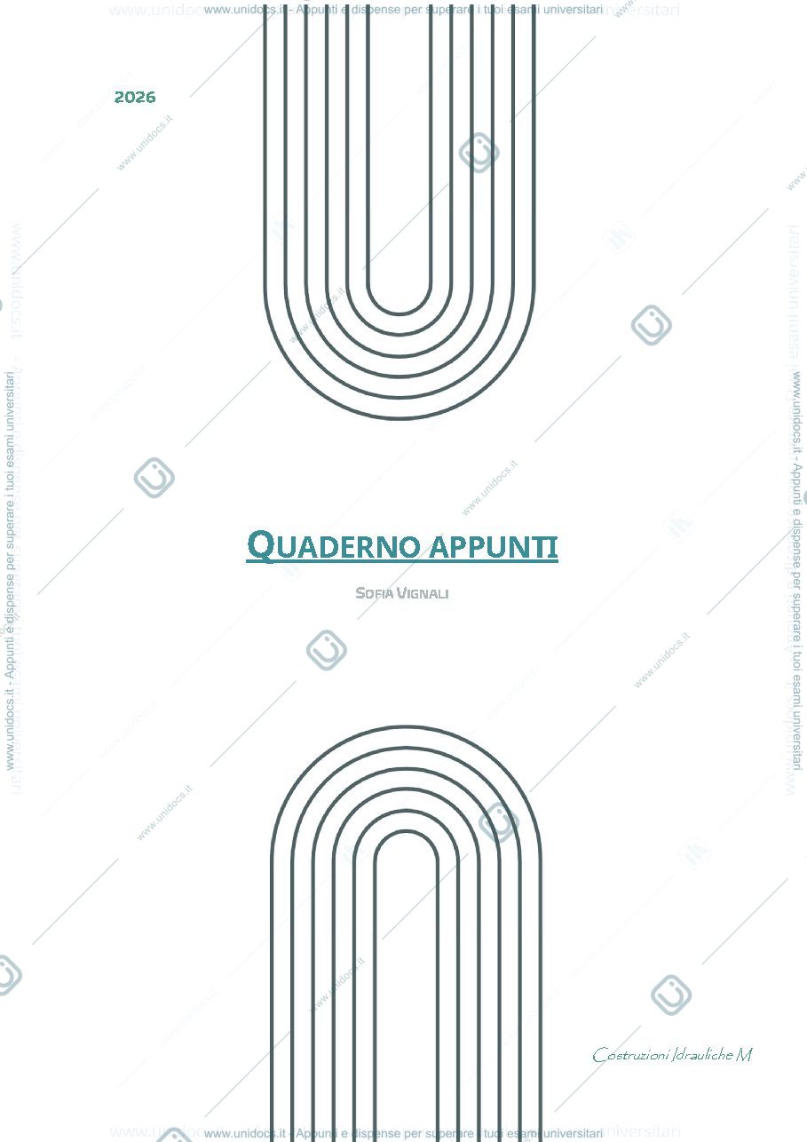 Anteprima pagina 1 — Costruzioni Idrauliche M